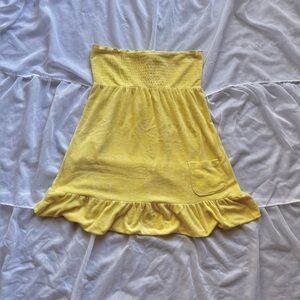 Love on a Hanger Terry Cloth Swim Coverup Mini Dress